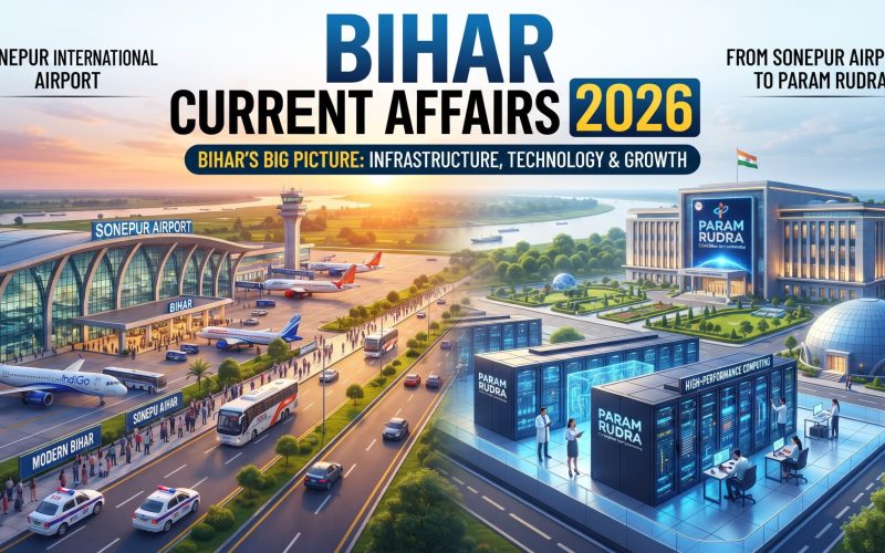 Bihar Current Affairs 2026: Sonepur Airport से Param Rudra तक, बिहार की बड़ी तस्वीर