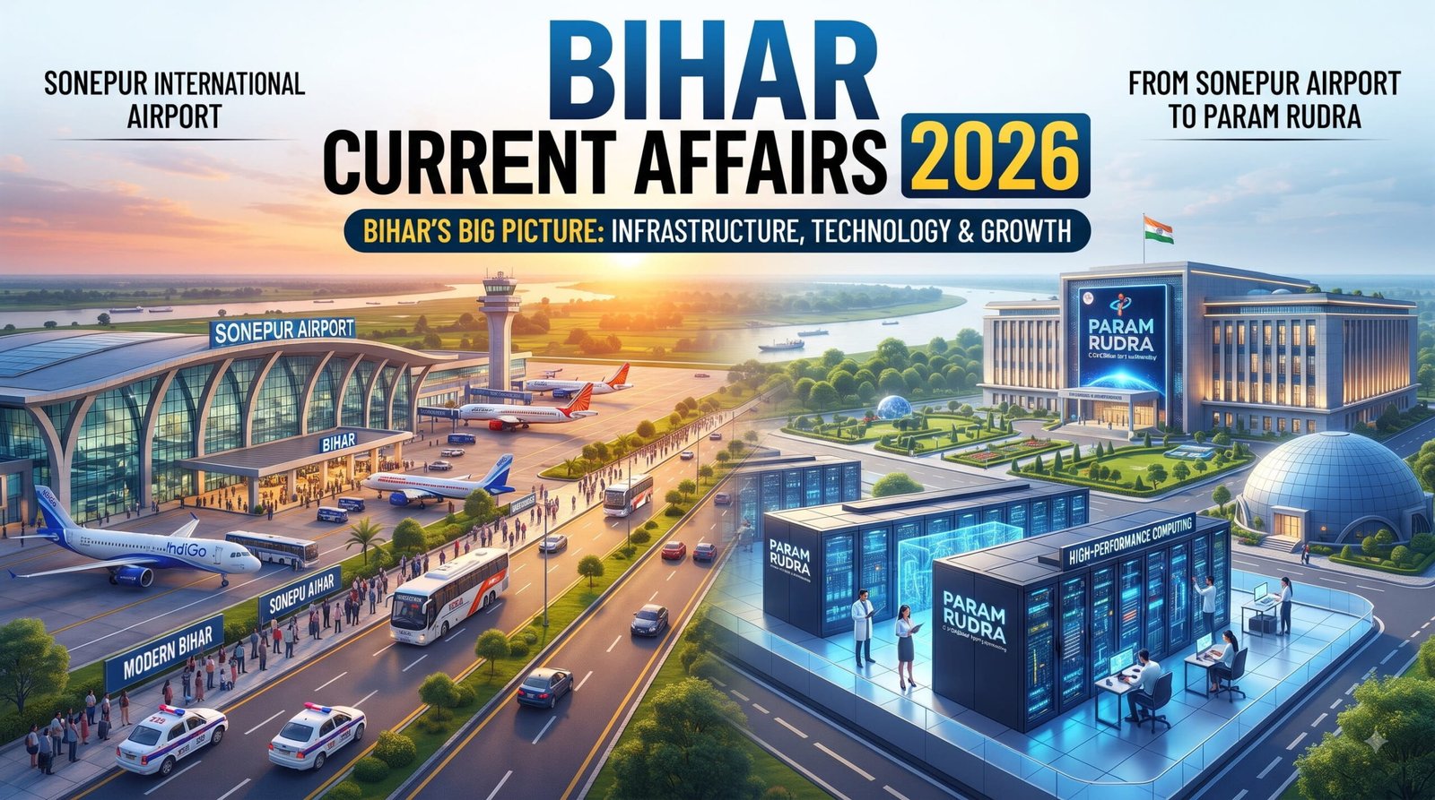 Bihar Current Affairs 2026: Sonepur Airport से Param Rudra तक, बिहार की बड़ी तस्वीर