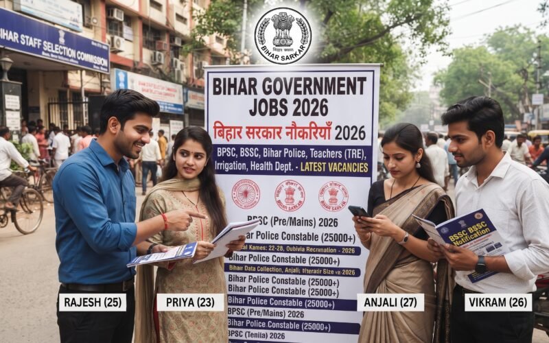 Bihar Government Jobs 2026: Latest Vacancy, Upcoming Recruitment, Eligibility & Apply Online