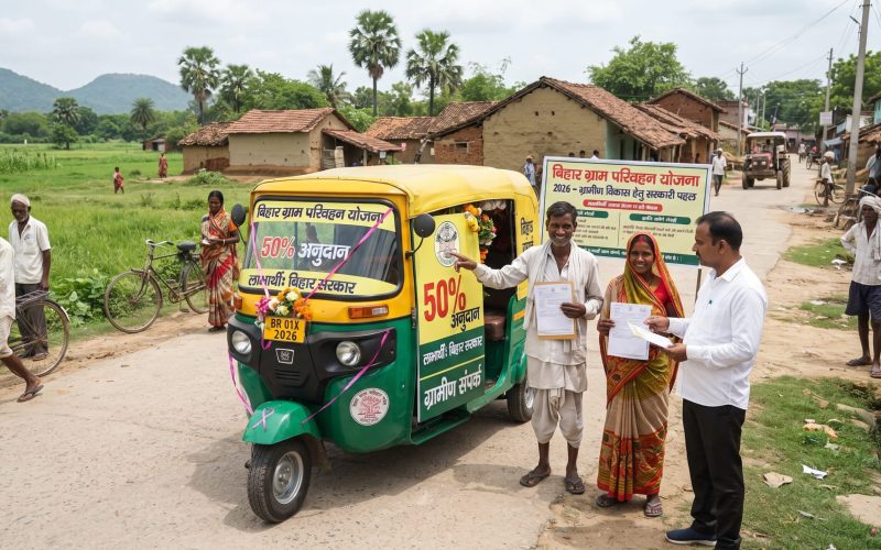 Bihar Gram Parivahan Yojana 2026: 50% Vehicle Subsidy, Eligibility और Apply Guide