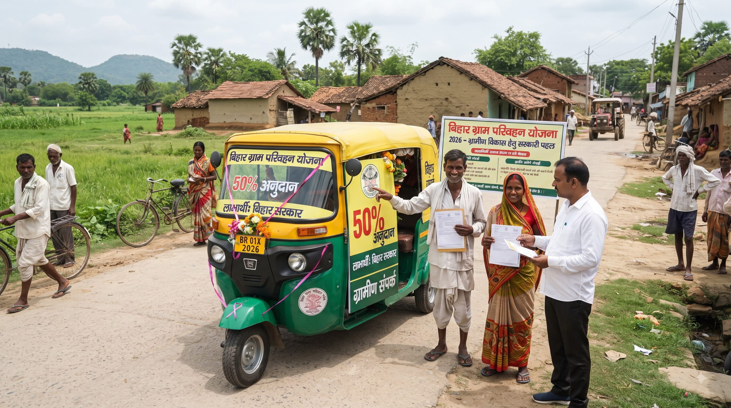 Bihar Gram Parivahan Yojana 2026: 50% Vehicle Subsidy, Eligibility और Apply Guide