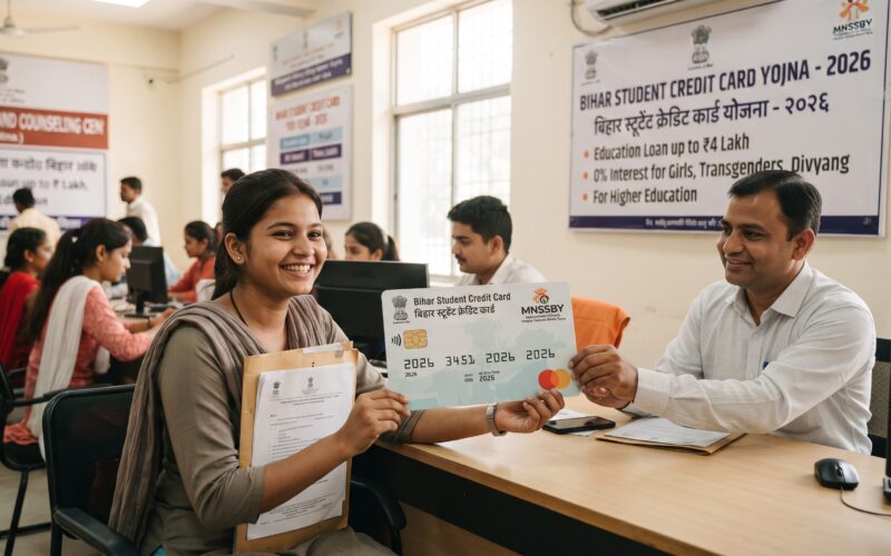Bihar Student Credit Card 2026: ₹4 Lakh Loan, Eligibility & Apply Online