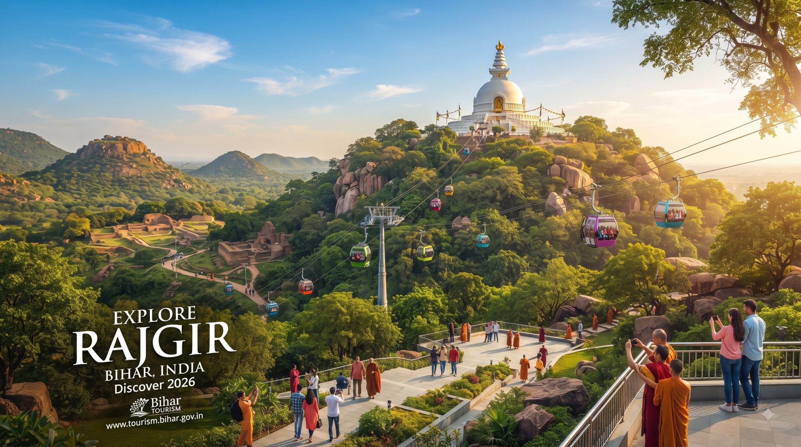Rajgir Tourism 2026: Places to Visit, Best Time, How to Reach & Complete Travel Guide