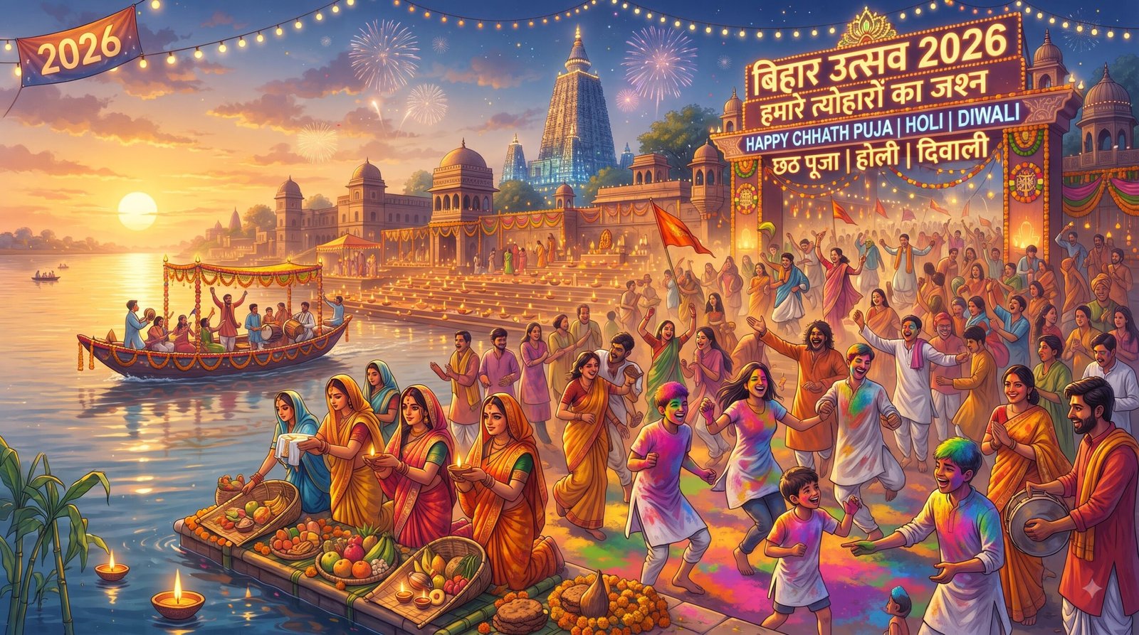 Bihar Festivals 2026: Upcoming Festivals, Dates, Places, History & Complete Travel Guide