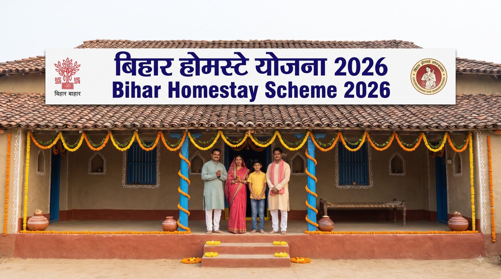 Bihar Homestay Scheme 2026: ₹10 Lakh तक Subsidy, Eligibility, Apply Online, Documents & Complete Guide